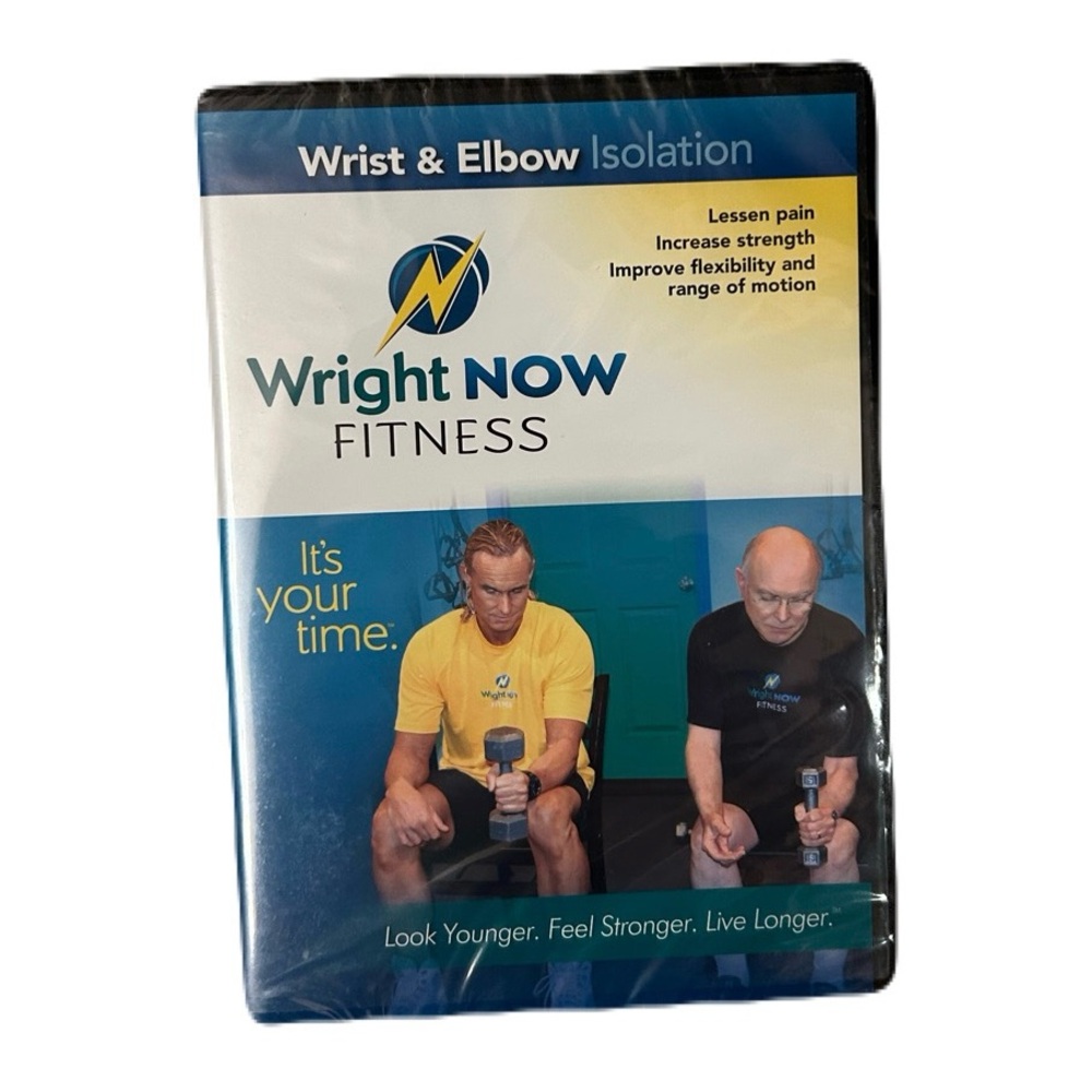 New Sealed‎ Wright Now Fitness DVD - Wrist & Elbow